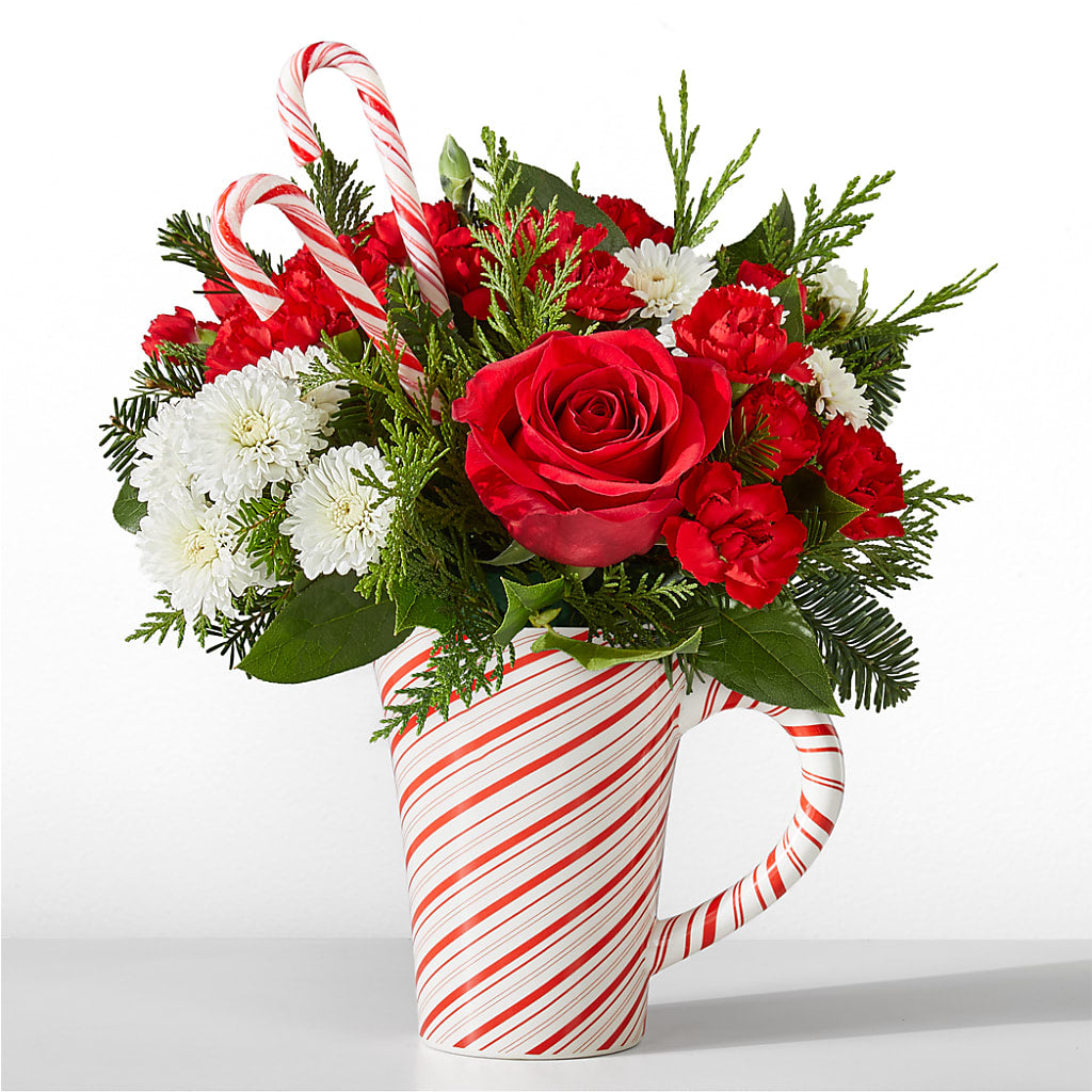Peppermint Swirl Mug – RESILIENT ROSES FLORAL & DECOR LLC, Jacksonville FL
