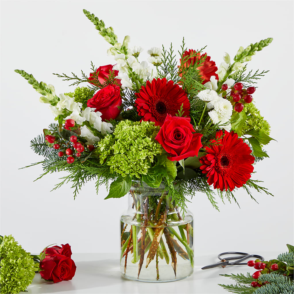 Merry Moment Bouquet – A Florist Original – RESILIENT ROSES FLORAL & DECOR LLC, Jacksonville FL