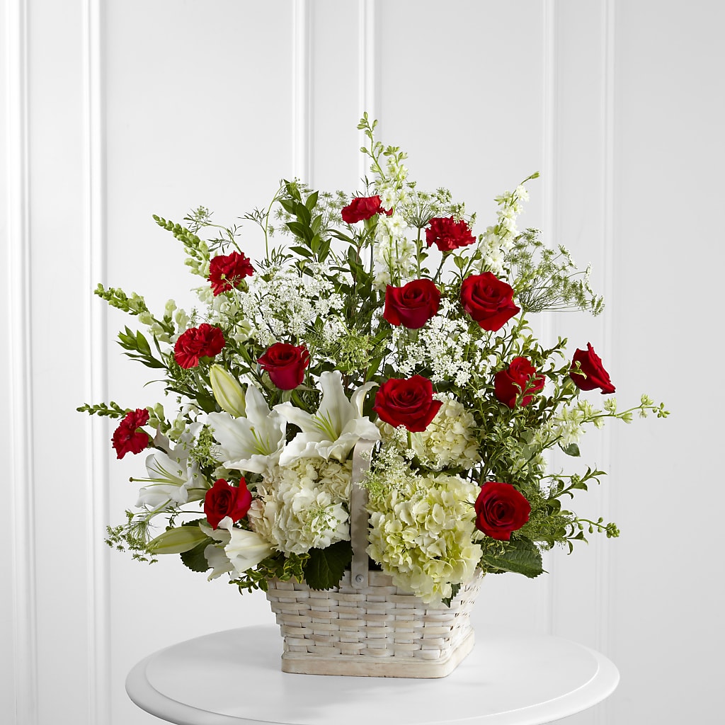 In Loving Memory Arrangement – RESILIENT ROSES FLORAL & DECOR LLC, Jacksonville FL