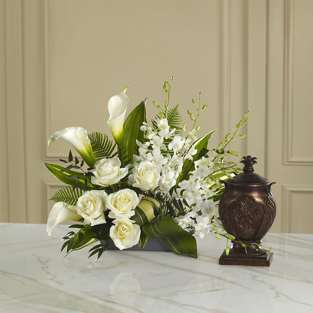 At Peace Arrangement – RESILIENT ROSES FLORAL & DECOR LLC, Jacksonville FL
