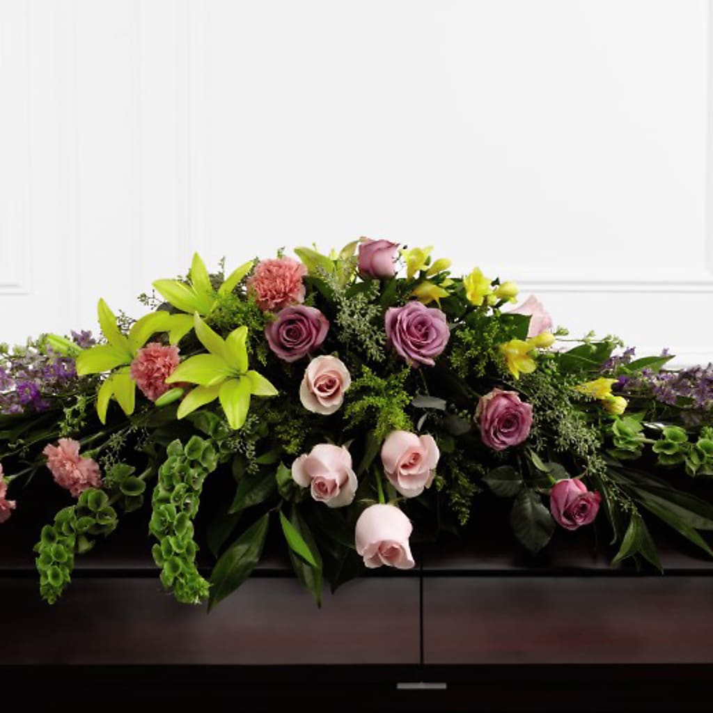 Forever Beloved Casket Spray – RESILIENT ROSES FLORAL & DECOR LLC, Jacksonville FL