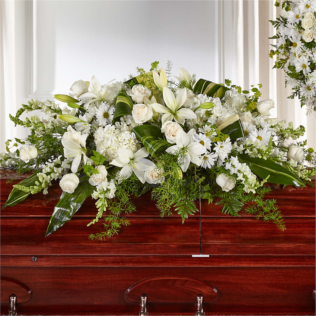 Abundance Casket Spray – RESILIENT ROSES FLORAL & DECOR LLC, Jacksonville FL