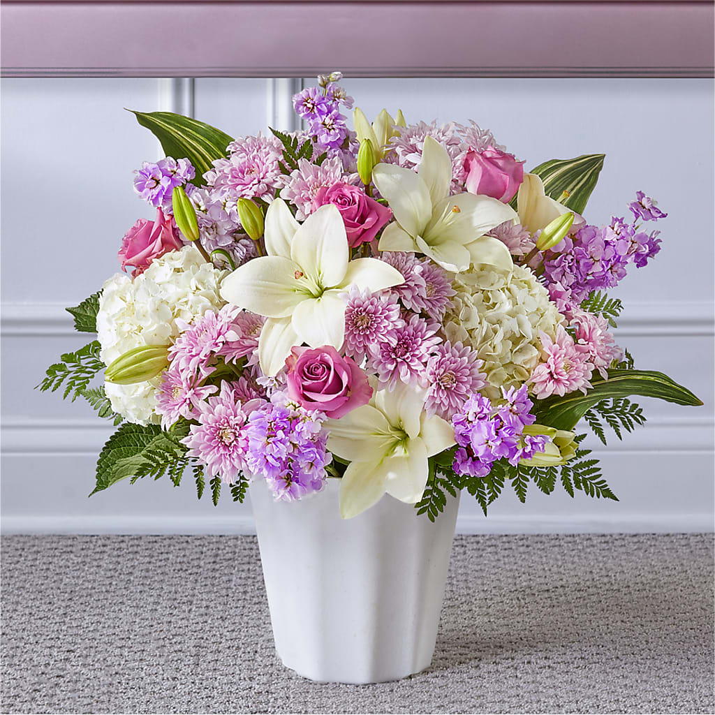 Heaven Sent Floor Basket – RESILIENT ROSES FLORAL & DECOR LLC, Jacksonville FL