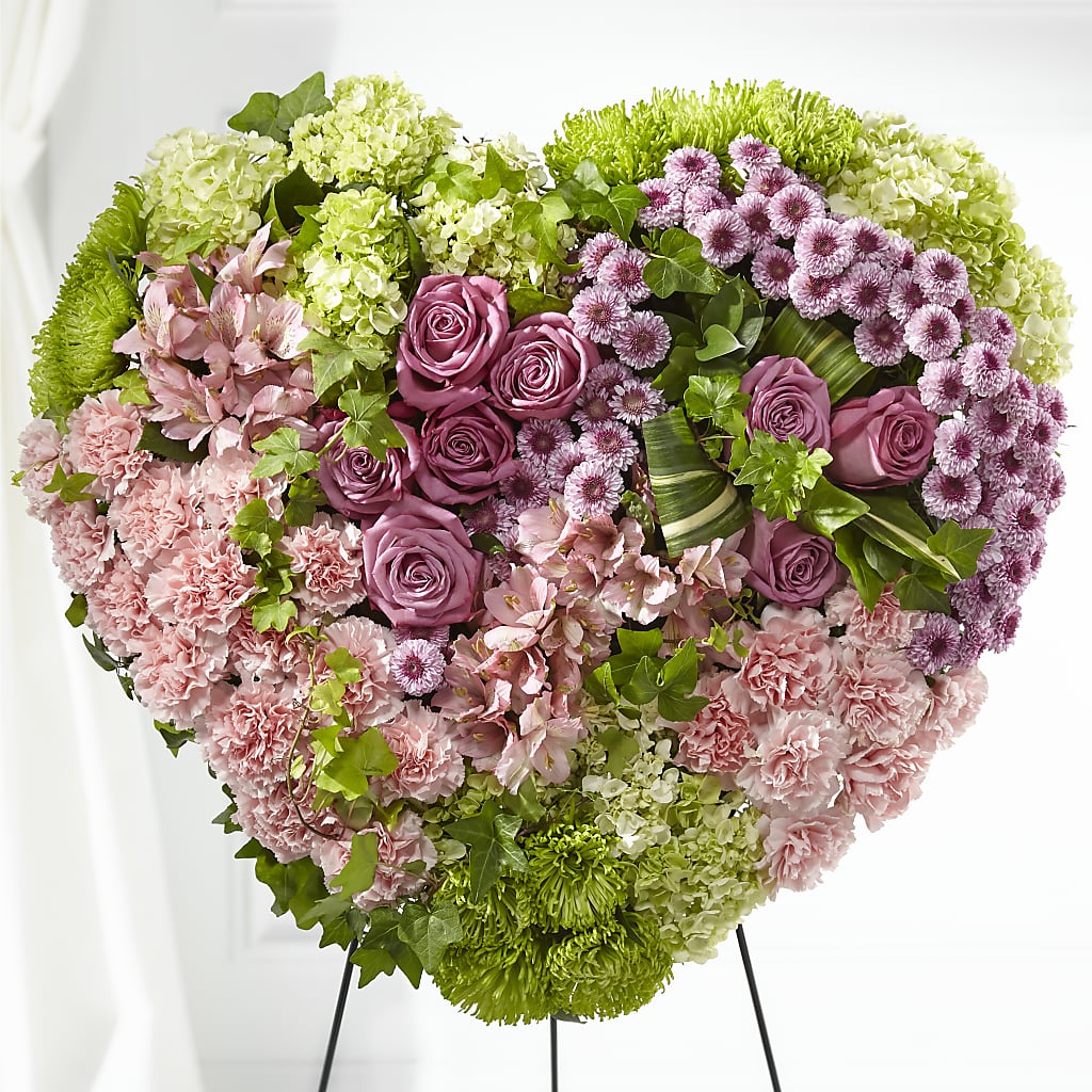 Heartwarming Standing Heart – RESILIENT ROSES FLORAL & DECOR LLC, Jacksonville FL