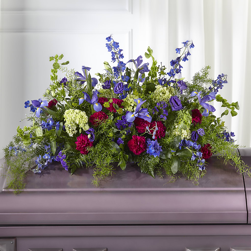 Always Treasured Casket Spray – RESILIENT ROSES FLORAL & DECOR LLC, Jacksonville FL