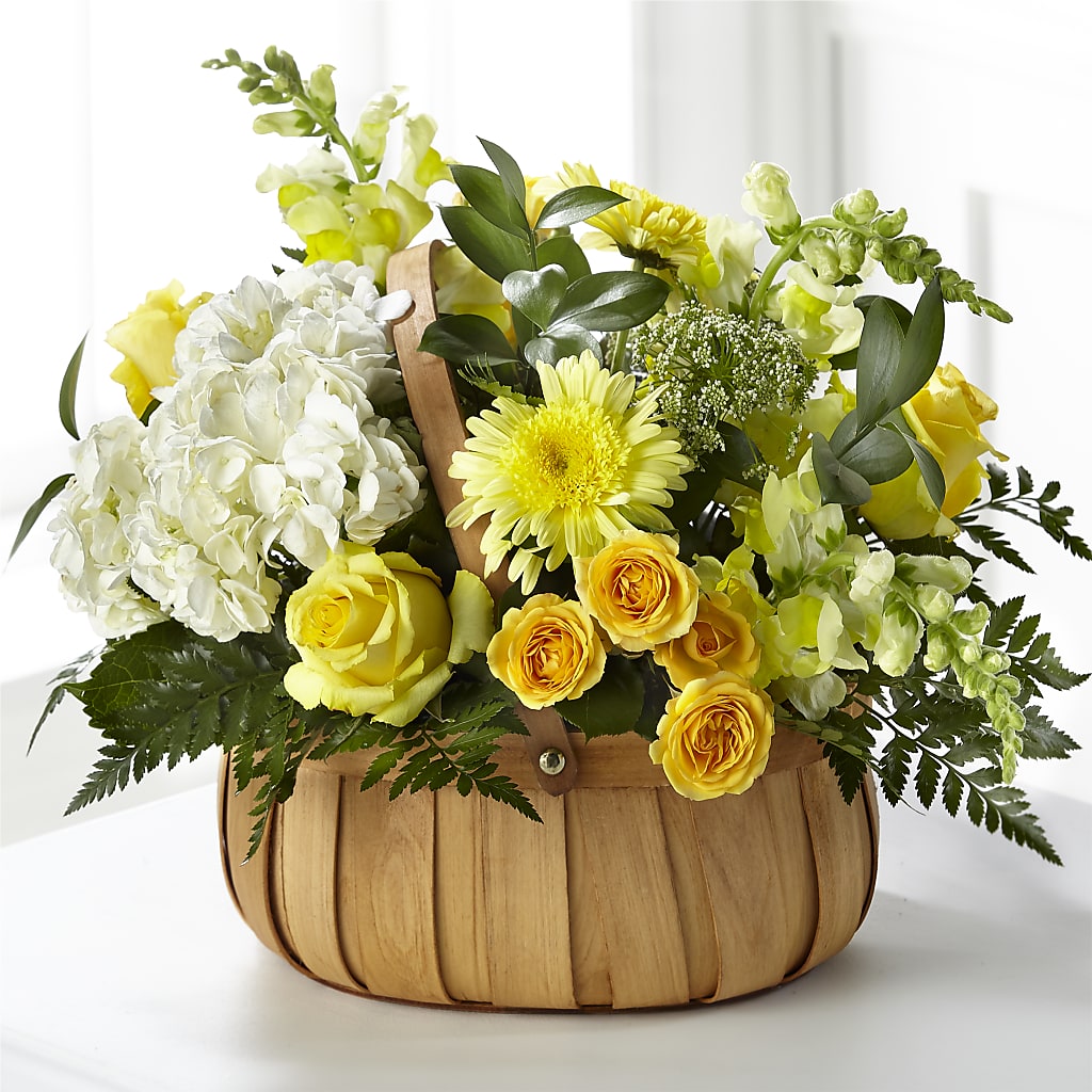 Rustic Remembrance Basket – RESILIENT ROSES FLORAL & DECOR LLC, Jacksonville FL