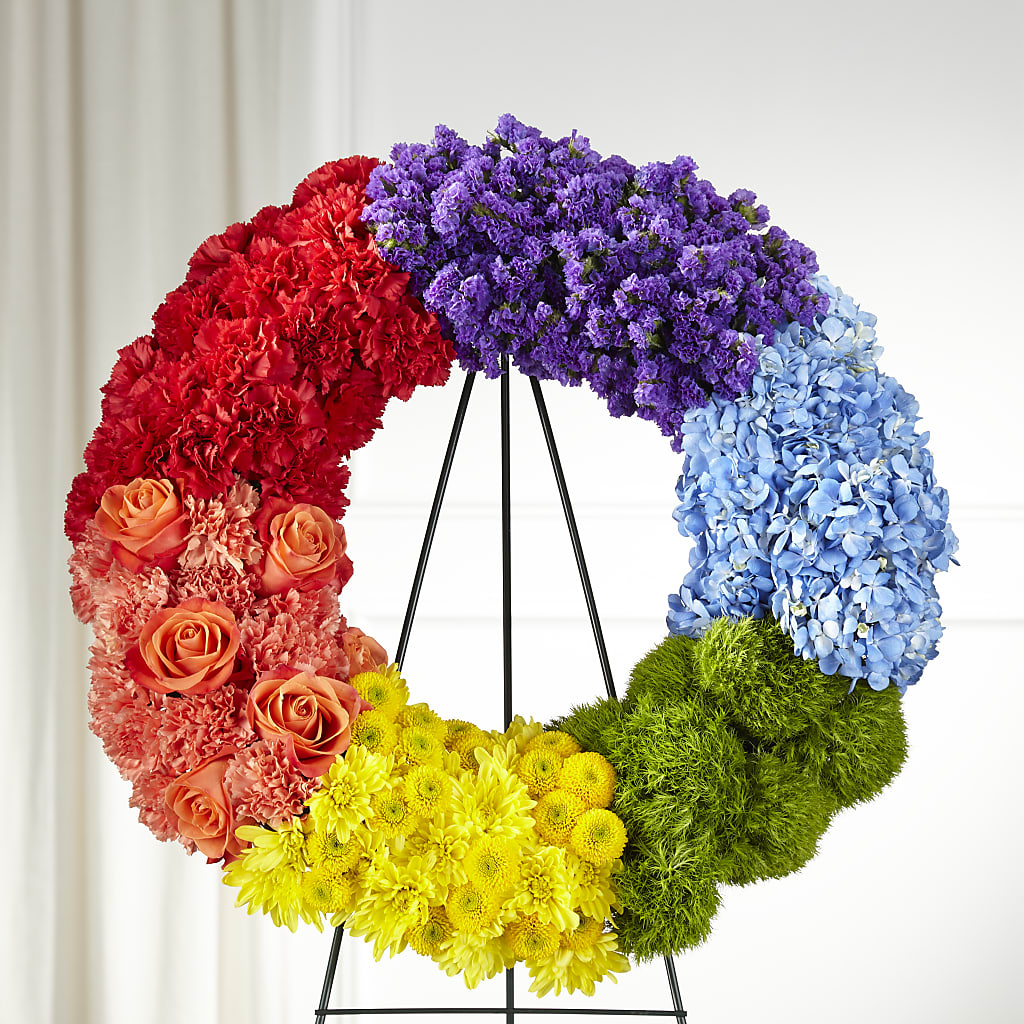 Circle of Love Wreath – RESILIENT ROSES FLORAL & DECOR LLC, Jacksonville FL
