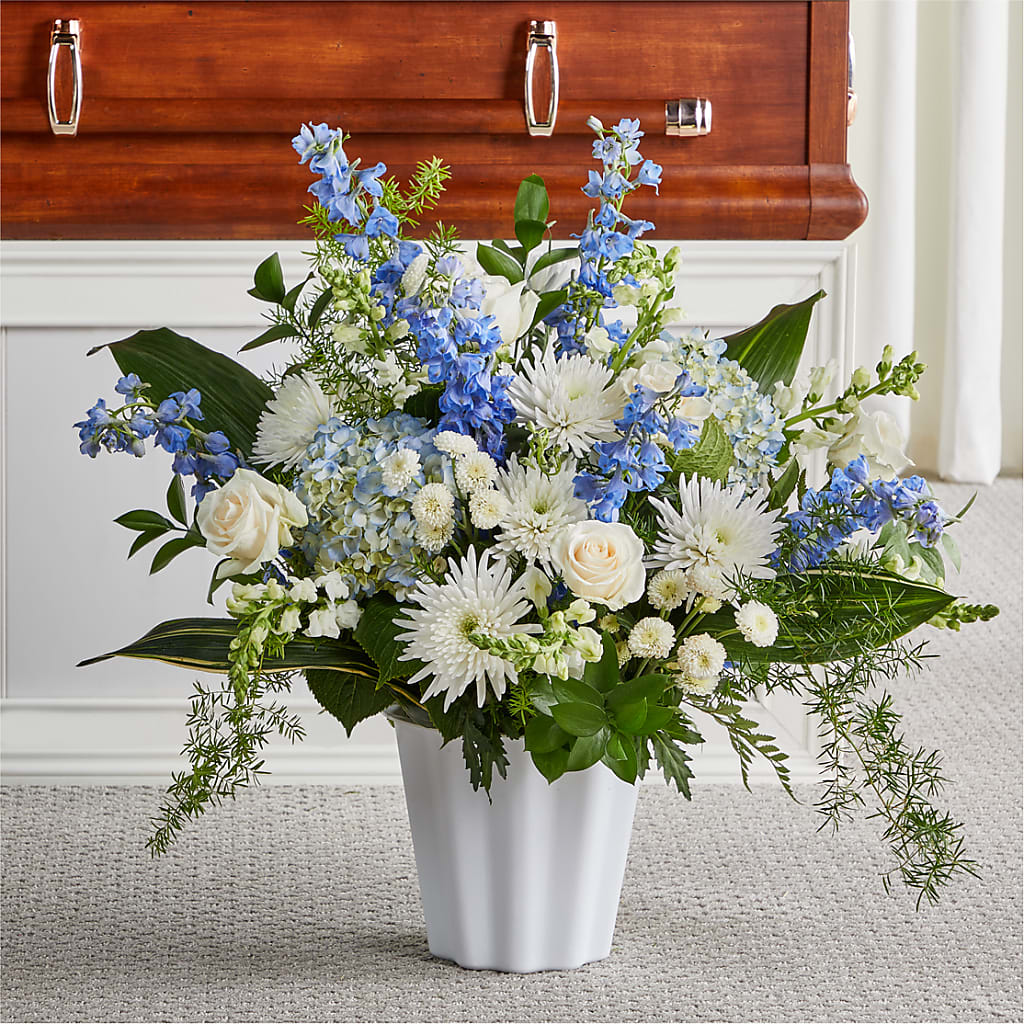 Everlasting Memories Floor Basket – RESILIENT ROSES FLORAL & DECOR LLC, Jacksonville FL