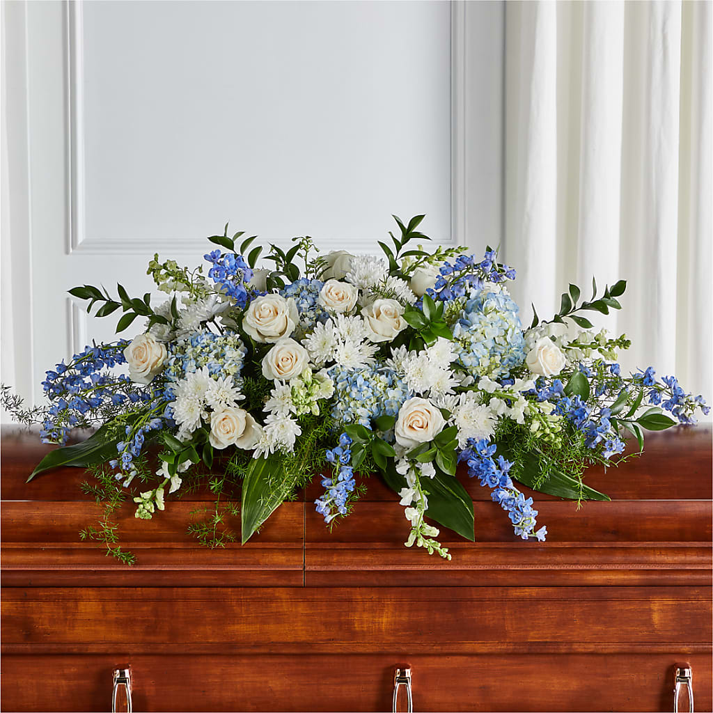 Timeless Essence Casket Spray – RESILIENT ROSES FLORAL & DECOR LLC, Jacksonville FL