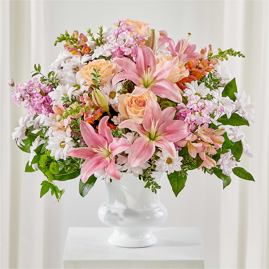 Heartfelt Gesture Urn Arrangement – RESILIENT ROSES FLORAL & DECOR LLC, Jacksonville FL