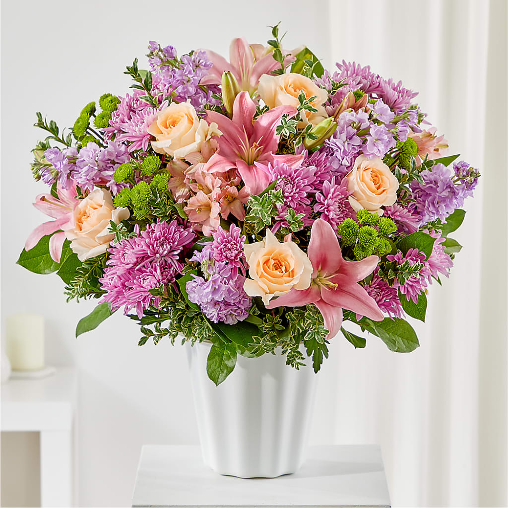 Supportive Embrace Tabletop Basket – RESILIENT ROSES FLORAL & DECOR LLC, Jacksonville FL