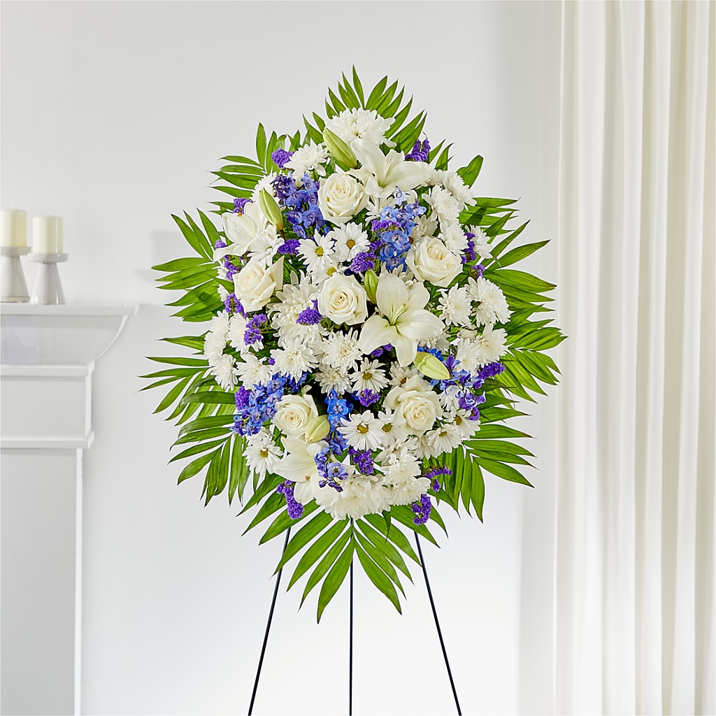 At Rest Standing Spray – RESILIENT ROSES FLORAL & DECOR LLC, Jacksonville FL