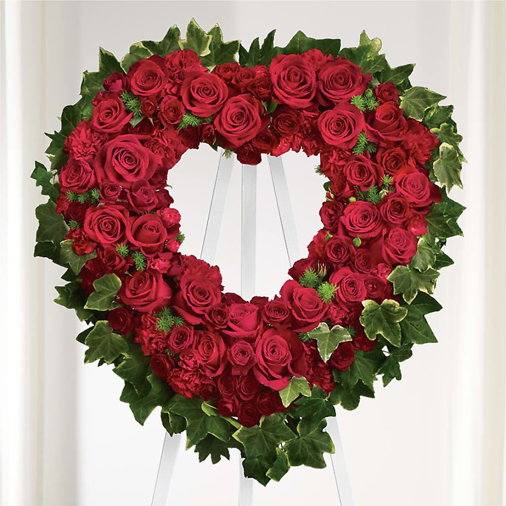 Wholehearted Standing Spray – RESILIENT ROSES FLORAL & DECOR LLC, Jacksonville FL