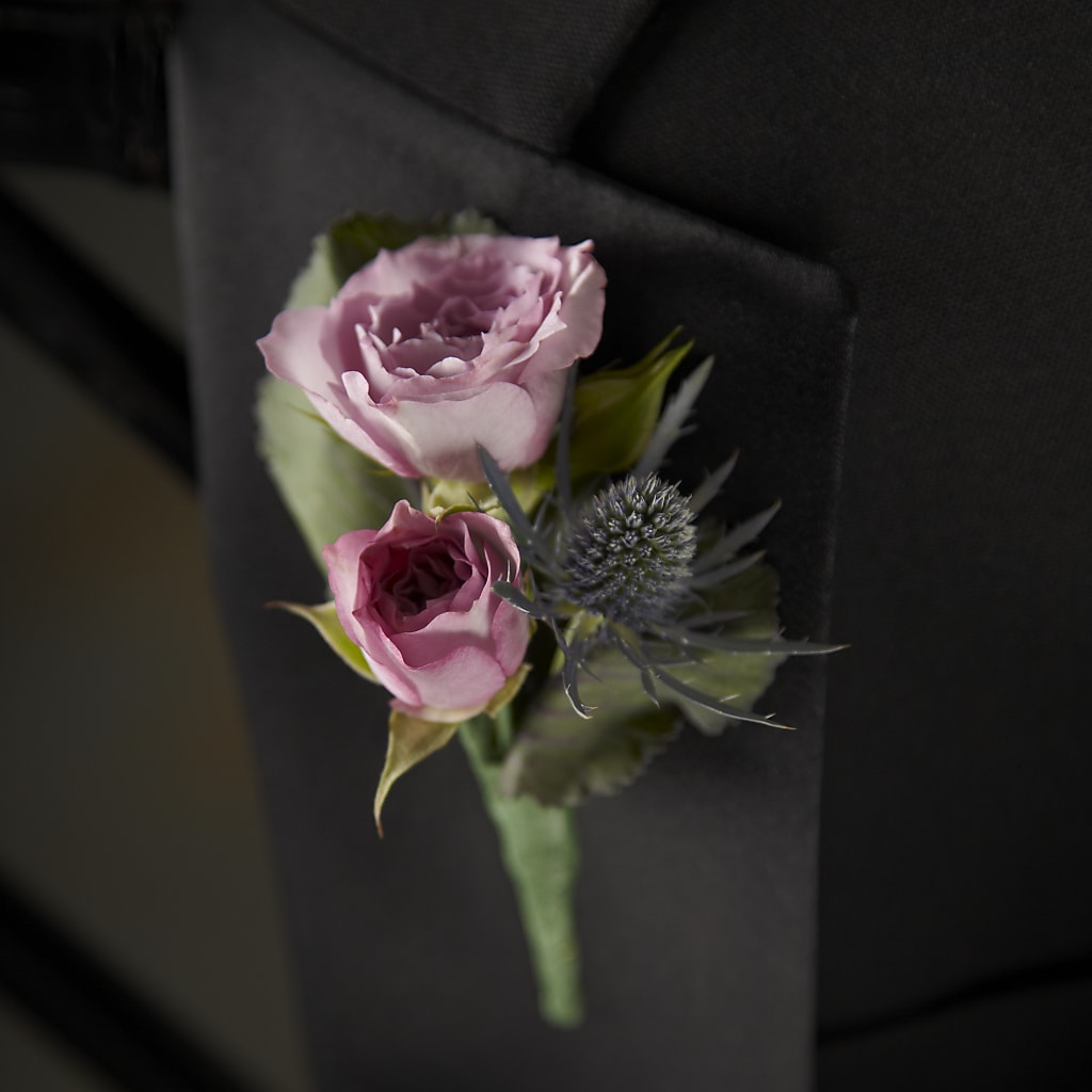 Veronica Boutonniere – RESILIENT ROSES FLORAL & DECOR LLC, Jacksonville FL