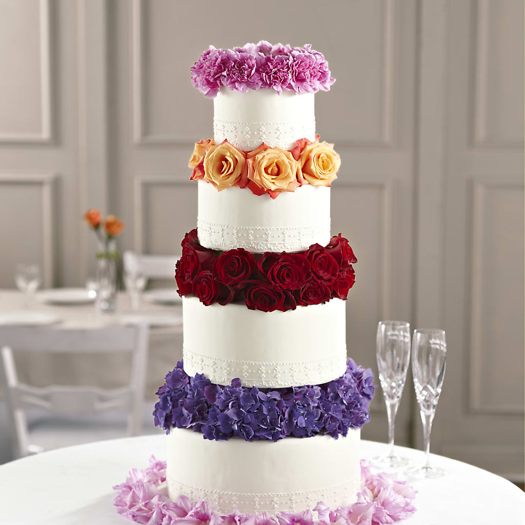 Infinite Love Cake Décor – RESILIENT ROSES FLORAL & DECOR LLC, Jacksonville FL