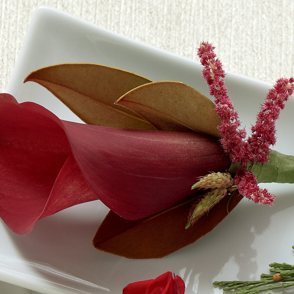 Red Calla Boutonniere – RESILIENT ROSES FLORAL & DECOR LLC, Jacksonville FL