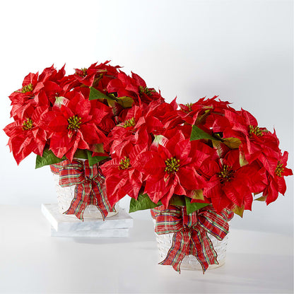 Happiest Holidays Poinsettia Bundle – RESILIENT ROSES FLORAL & DECOR LLC, Jacksonville FL