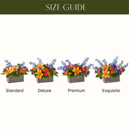 Radiant Citrus Box Bouquet – RESILIENT ROSES FLORAL & DECOR LLC, Jacksonville FL