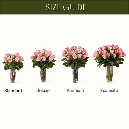 Long Stem Pink Rose Bouquet – RESILIENT ROSES FLORAL & DECOR LLC, Jacksonville FL