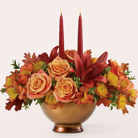 Harvest Table Centerpiece – RESILIENT ROSES FLORAL & DECOR LLC, Jacksonville FL