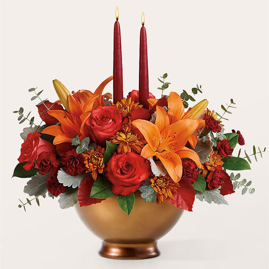 Fruits of Fall Centerpiece – RESILIENT ROSES FLORAL & DECOR LLC, Jacksonville FL