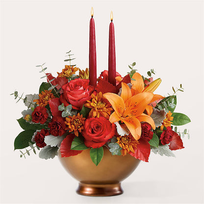 Fruits of Fall Centerpiece – RESILIENT ROSES FLORAL & DECOR LLC, Jacksonville FL