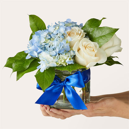 Sky Blue Delight Bouquet – RESILIENT ROSES FLORAL & DECOR LLC, Jacksonville FL