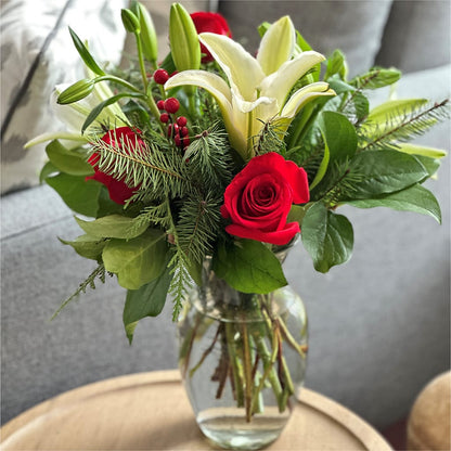 Sparkling Snowflakes Bouquet – RESILIENT ROSES FLORAL & DECOR LLC, Jacksonville FL