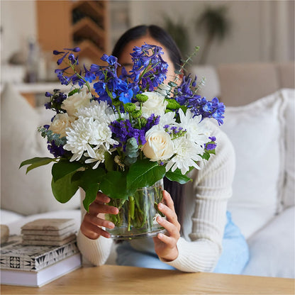 Cerulean Waves Bouquet – RESILIENT ROSES FLORAL & DECOR LLC, Jacksonville FL