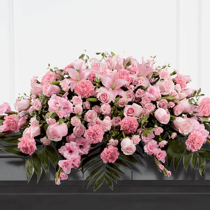 Garden of Comfort Casket Spray (Standard) – RESILIENT ROSES FLORAL & DECOR LLC, Jacksonville FL