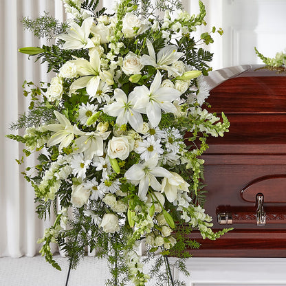 Loving Thoughts Standing Spray – RESILIENT ROSES FLORAL & DECOR LLC, Jacksonville FL