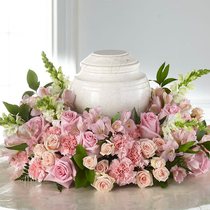 Blooms of Hope Cremation Adornment – RESILIENT ROSES FLORAL & DECOR LLC, Jacksonville FL