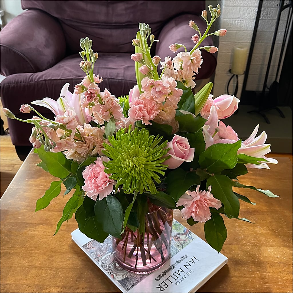 Pretty in Pink Bouquet – RESILIENT ROSES FLORAL & DECOR LLC, Jacksonville FL