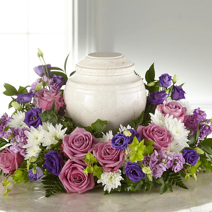 Blooming Sympathy Cremation Adornment – RESILIENT ROSES FLORAL & DECOR LLC, Jacksonville FL