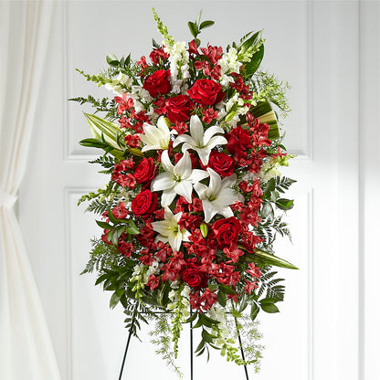 Everlasting Memory Standing Spray – RESILIENT ROSES FLORAL & DECOR LLC, Jacksonville FL