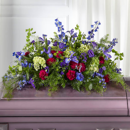 Always Treasured Casket Spray – RESILIENT ROSES FLORAL & DECOR LLC, Jacksonville FL