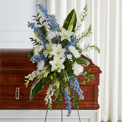 Eternal Impressions Standing Spray – RESILIENT ROSES FLORAL & DECOR LLC, Jacksonville FL