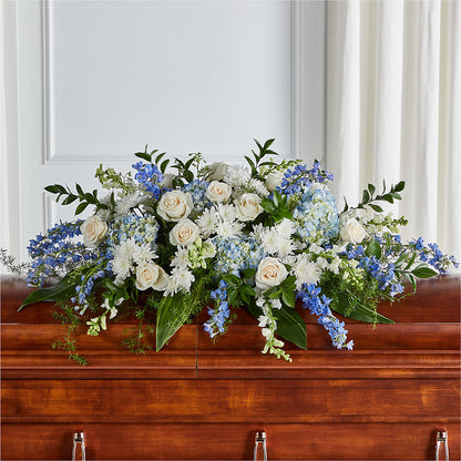 Timeless Essence Casket Spray – RESILIENT ROSES FLORAL & DECOR LLC, Jacksonville FL