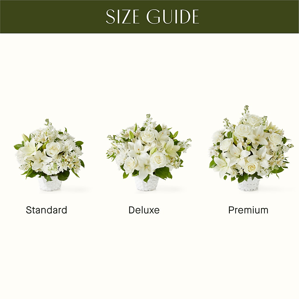 Peaceful Reflections Arrangement – RESILIENT ROSES FLORAL & DECOR LLC, Jacksonville FL