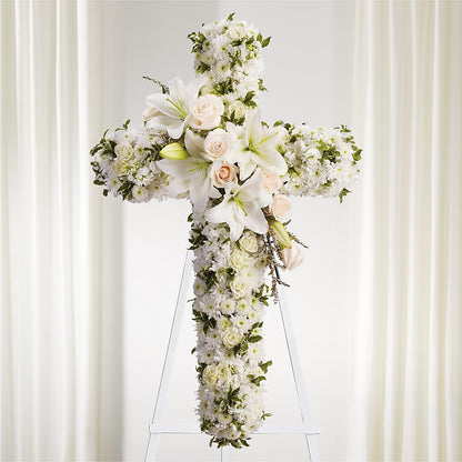 Spiritual Guidance Standing Spray – RESILIENT ROSES FLORAL & DECOR LLC, Jacksonville FL