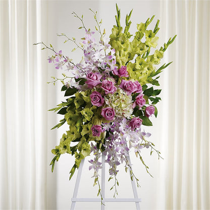 Lasting Legacy Standing Spray – RESILIENT ROSES FLORAL & DECOR LLC, Jacksonville FL