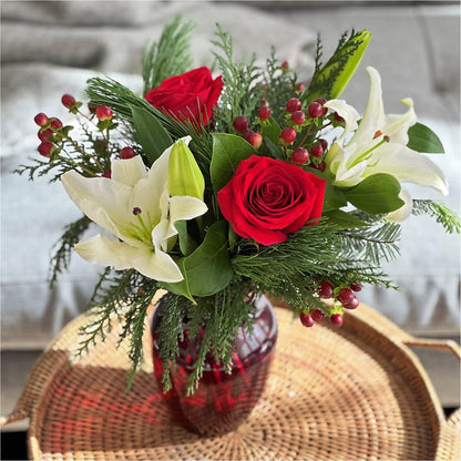 Evergreen Delight Bouquet – RESILIENT ROSES FLORAL & DECOR LLC, Jacksonville FL