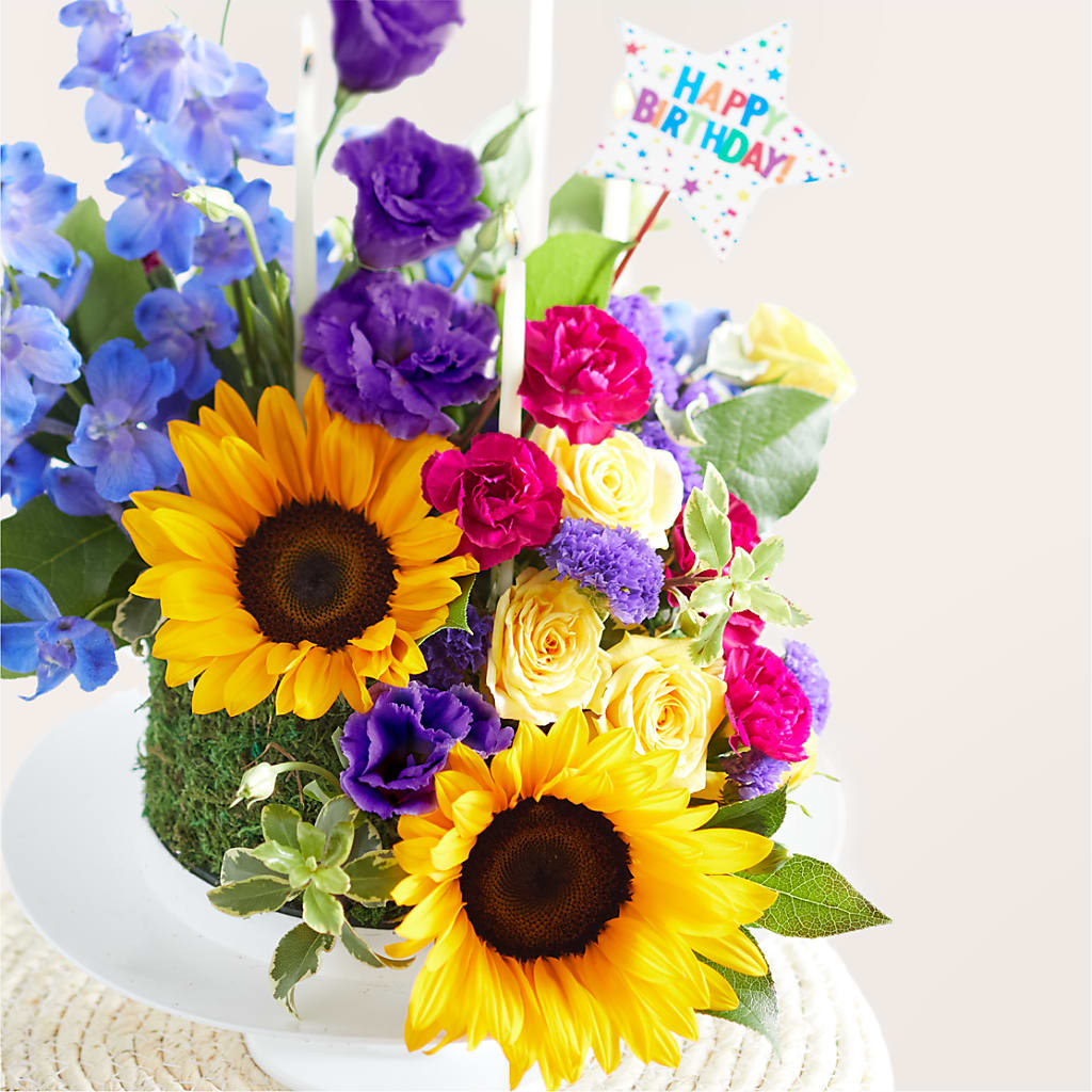 Star of the Day Floral Cake – RESILIENT ROSES FLORAL & DECOR LLC, Jacksonville FL