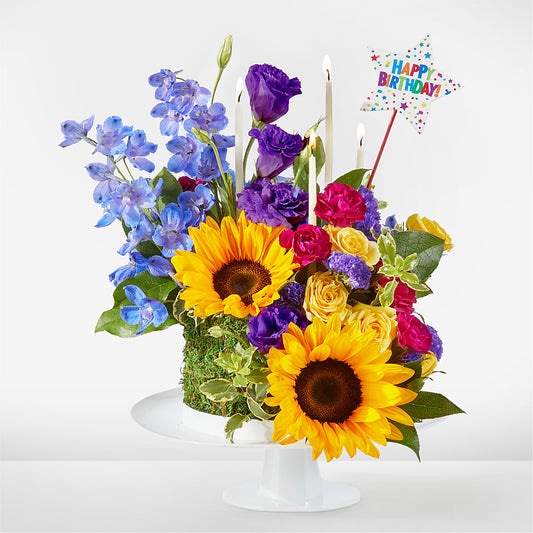 Star of the Day Floral Cake – RESILIENT ROSES FLORAL & DECOR LLC, Jacksonville FL