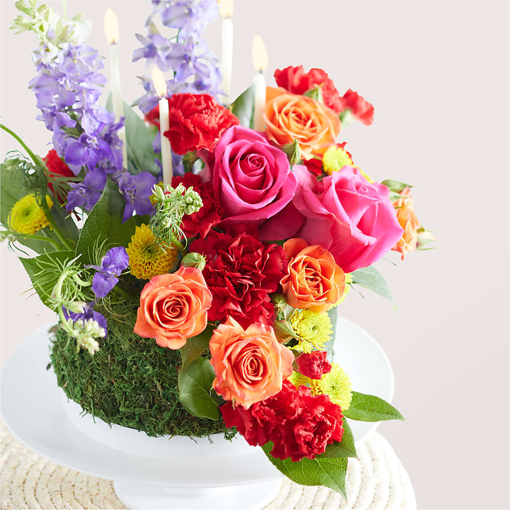 Best Year Yet Floral Cake – RESILIENT ROSES FLORAL & DECOR LLC, Jacksonville FL