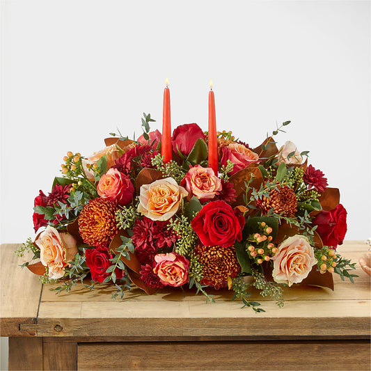 Gather Near Centerpiece – RESILIENT ROSES FLORAL & DECOR LLC, Jacksonville FL