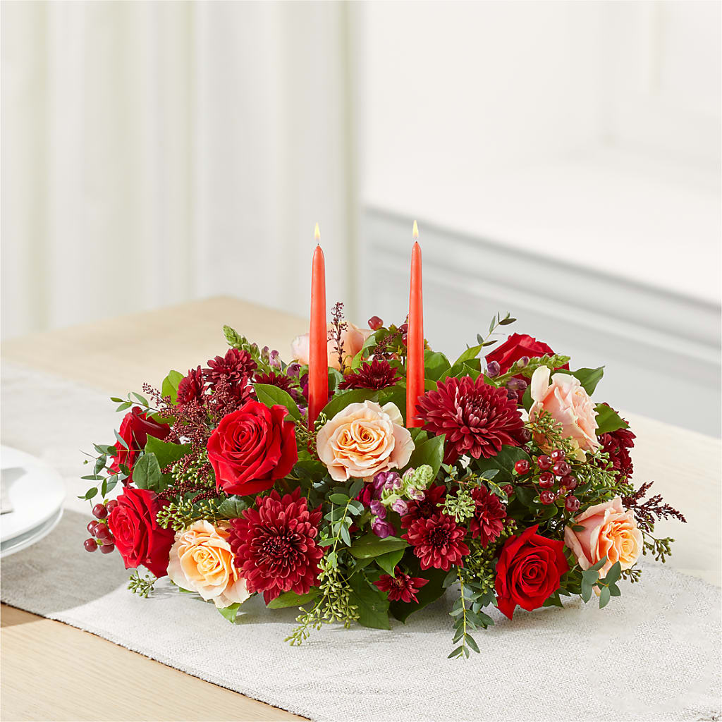 Most Thankful Centerpiece – RESILIENT ROSES FLORAL & DECOR LLC, Jacksonville FL