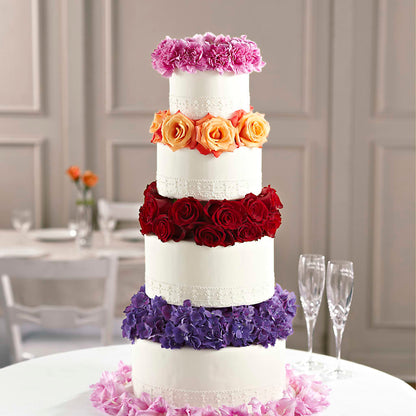 Infinite Love Cake Décor – RESILIENT ROSES FLORAL & DECOR LLC, Jacksonville FL