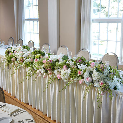 State of Joy Head Table Arrangement – RESILIENT ROSES FLORAL & DECOR LLC, Jacksonville FL