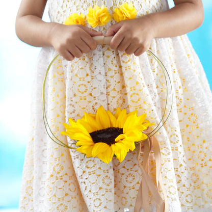 Sweet Sunshine Flower Girl Bouquet – RESILIENT ROSES FLORAL & DECOR LLC, Jacksonville FL